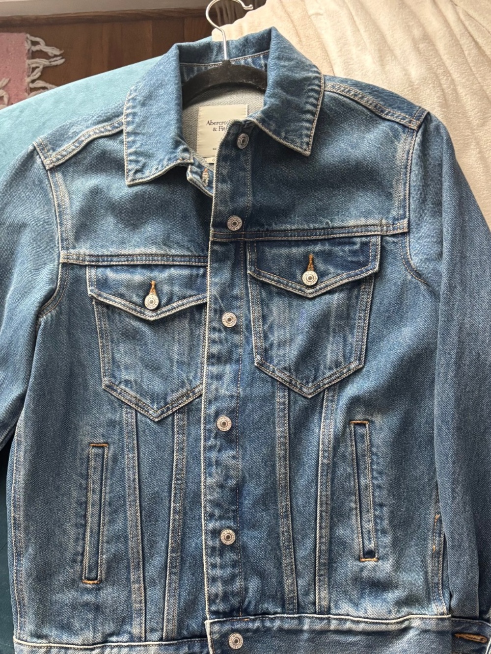 Abercrombie & Fitch Oversized Trucker Jacket XXS